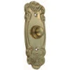 Domino Brass - Door Bell - Ornate Decorative Bell Press H98xW40mm