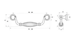 Kethy - Hampton - Ashford 'D' Drop Bale Pull Handle 128, 224mm -Deals Windsor Restorations Store 2b3f33 678a4f1ec81b4647880e5e41e9348ff1mv2