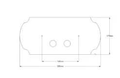 Turner Hastings - Claremont Traditional Flush Plate -Deals Windsor Restorations Store 2b3f33 68ce52124de54a9ca4e2eff45f6ea99cmv2