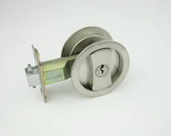 Worldwide - Cavity Sliding Door Entrance Lock Set - Round