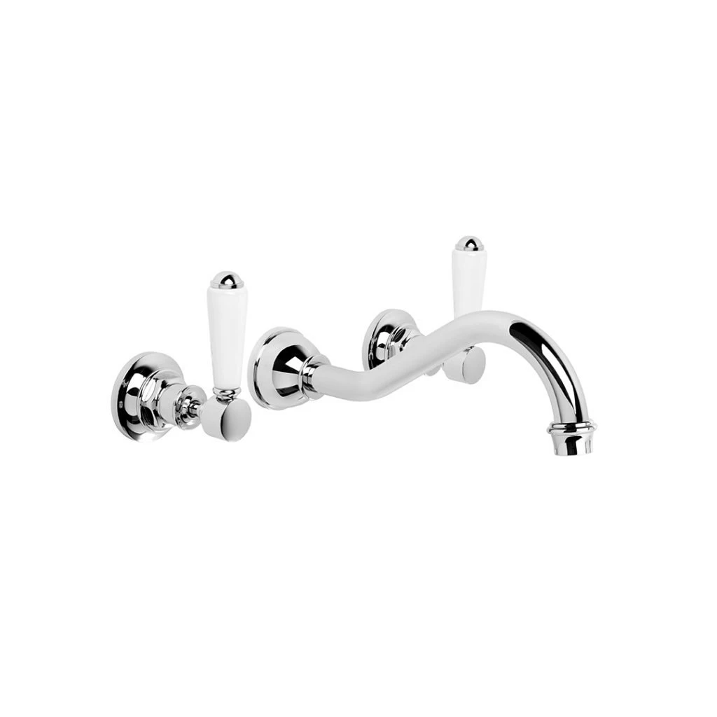 Brodware - Winslow - Wall Set With 220mm Spout 1.8106.00.2.01+ 1 Brodware - Winslow - Wall Set With 220mm Spout 1.8106.00.2.01+