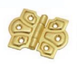 Superior Brass - Design Three Decorative Cabinet Hinge H46xW63mm (Pair)