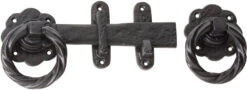 TradCo - Iron Gate Accessories - Gate Latch Set - Matt Black