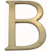 Domino Brass - Alphabet - Letter B - Design 932 (5 Sizes)