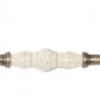 Marina Isles - County Kent - Ivory Crackle Porcelain Bale Drop Handle 224, 320mm