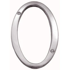 Domino Brass - Numerals - Number 0 - Design 900 (6 Sizes)