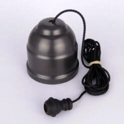 Classic Electric - 90 Series - Ceiling Switch - Black Bronze - Black Pull Cord
