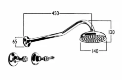 CB Ideal - Roulette - Gooseneck Fixed Shower Set -Deals Windsor Restorations Store 2b3f33 79a8155948e243f0a5559f943719019amv2