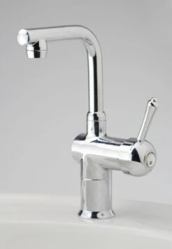 CB Ideal - Roulette Lever - Basin Flick Mixer With 'T' Spout Outlet