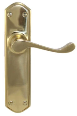 Superior Brass - Victorian Door Lever On 150mm Grandeur Backplate - All Variants