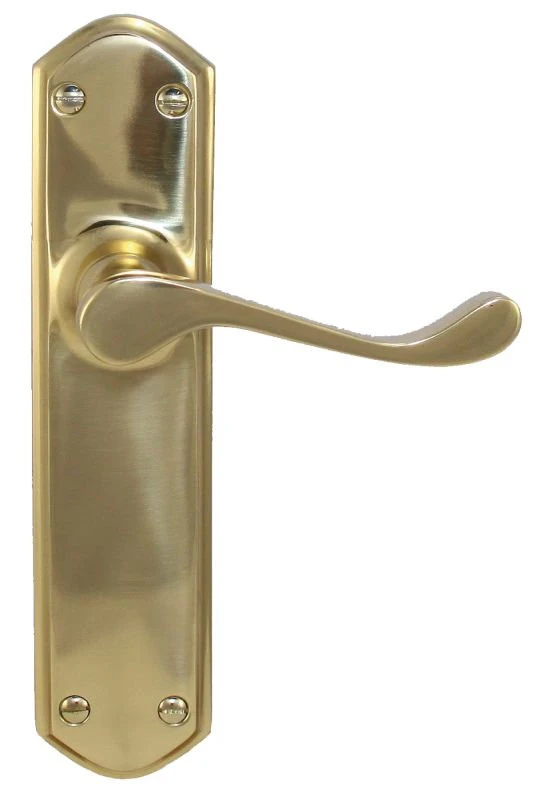 Superior Brass - Victorian Door Lever On 150mm Grandeur Backplate - All Variants 1 Superior Brass - Victorian Door Lever On 150mm Grandeur Backplate - All Variants
