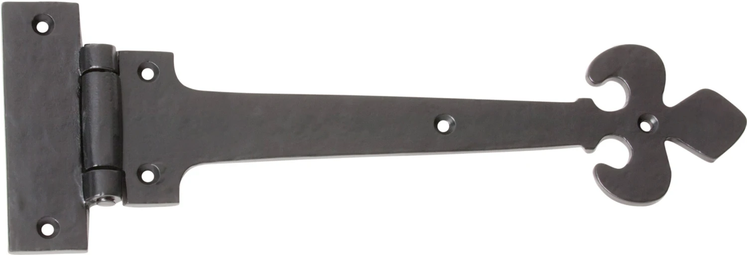 TradCo - Iron Gate Accessories - Gate Hinge - Matt Black L300xH100mm 1 TradCo - Iron Gate Accessories - Gate Hinge - Matt Black L300xH100mm