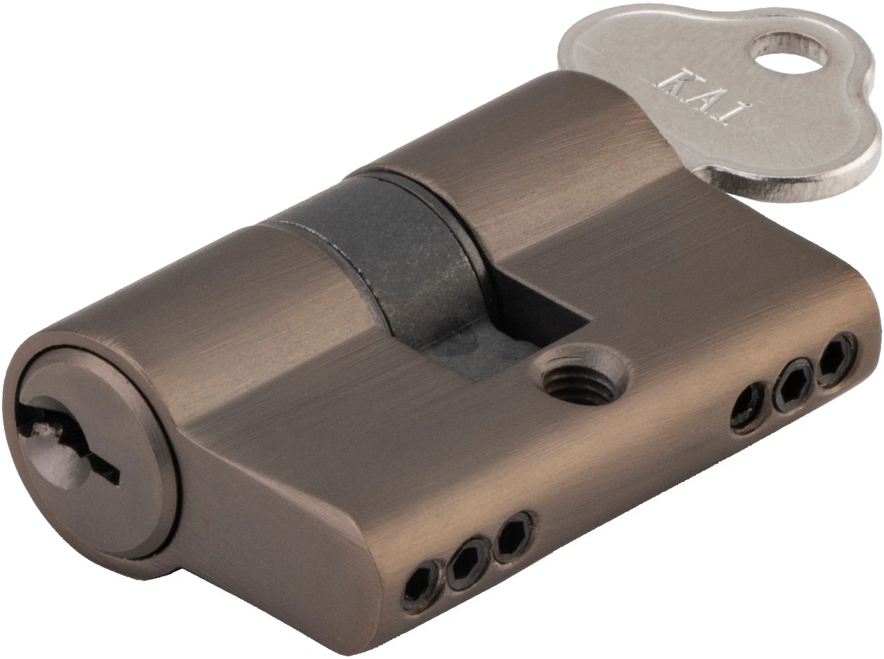 TradCo - Euro Cylinder - 3 Pin Key/Key L45mm 3 TradCo - Euro Cylinder - 3 Pin Key/Key L45mm - Image 3