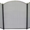 FireUp - Fireplace Accessories - 3 Fold Victorian Design Firescreen