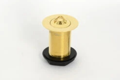CB Ideal - Solid Brass Plug And Waste 32 X 80mm - No Overflow