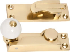 TradCo - Sash Window Fastener - Porcelain Ball