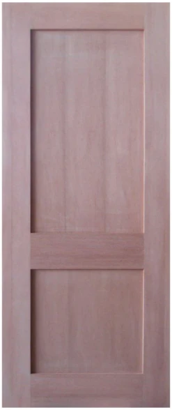 Solid Interior Door - Shaker Flat 2 Panel Design SP-SK2