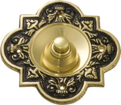 TradCo - Door Bell - Ornate Bell Press H90xW90mm