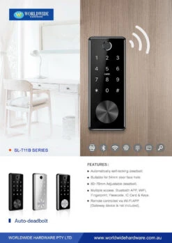 Worldwide - Digital Smart Entrance Deadbolt Kit 144x60mm -Deals Windsor Restorations Store 2b3f33 942113df90024336a5f0bbfb69e8c9e5mv2