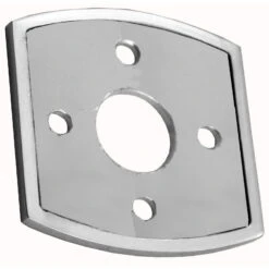 Domino Brass - Adaptor Plate - Rounded Square Rose (Suit R02 Model) 61x61mm