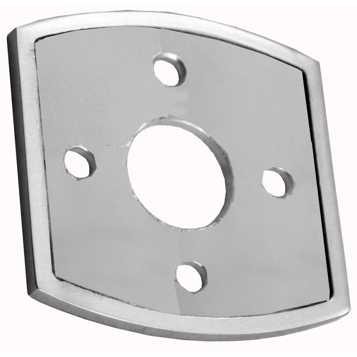 Domino Brass - Adaptor Plate - Rounded Square Rose (Suit R02 Model) 61x61mm 1 Domino Brass - Adaptor Plate - Rounded Square Rose (Suit R02 Model) 61x61mm