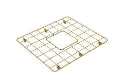 Turner Hastings - Butler - Novi 50 X 46 Brushed Brass Grid