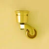 Northcote - Cup Castor - Brass Wheel D25, 32, 35mm