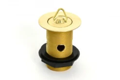 CB Ideal - Solid Brass Plug And Waste 32 X 80mm - With Overflow