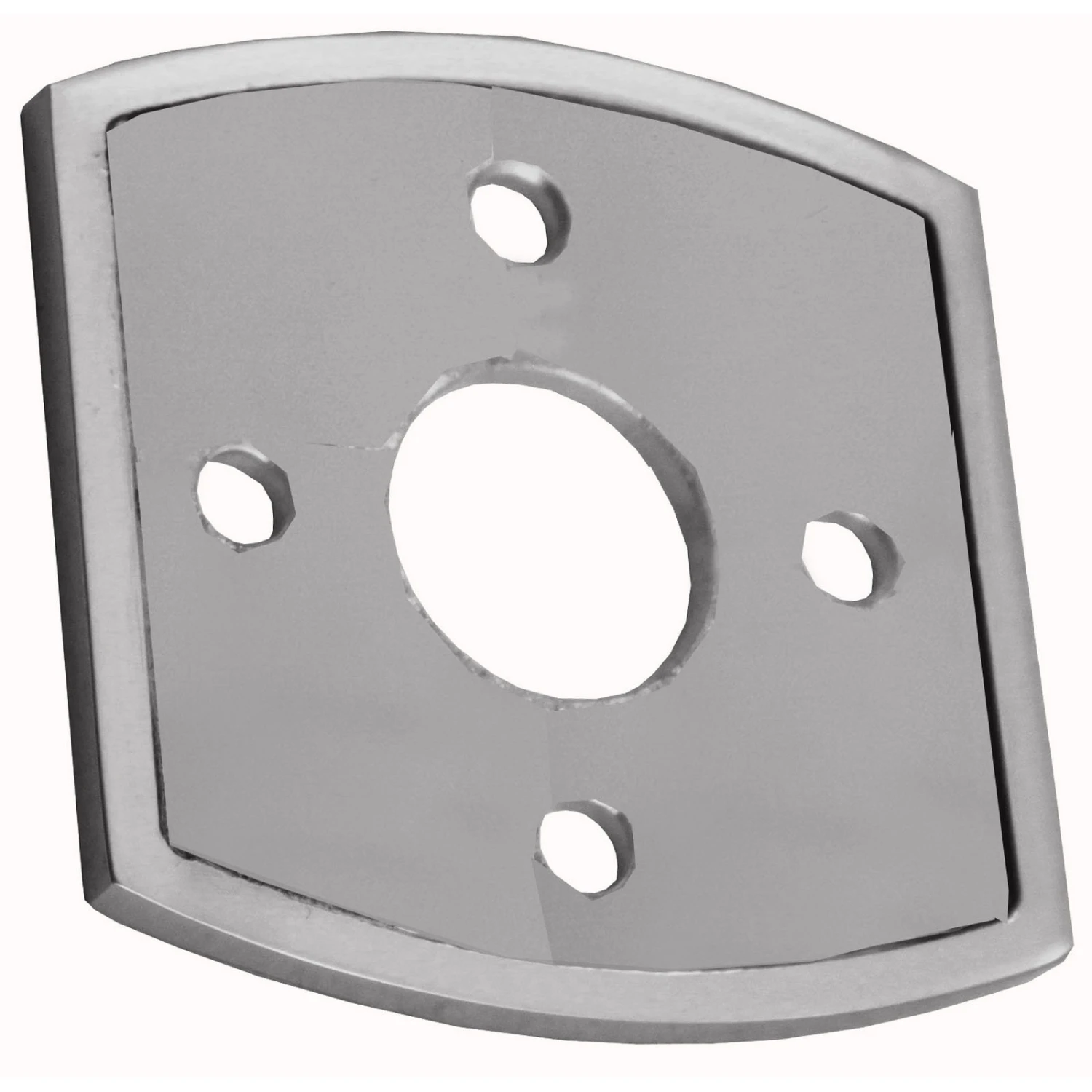 Domino Brass - Adaptor Plate - Rounded Square Rose (Suit R02 Model) 61x61mm 5 Domino Brass - Adaptor Plate - Rounded Square Rose (Suit R02 Model) 61x61mm - Image 5