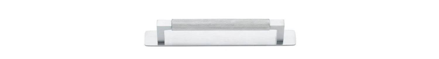 Iver - Brunswick Knurled Cabinet 'D' Handle & Backplate CTC160, 256, 320, 450mm 4 Iver - Brunswick Knurled Cabinet 'D' Handle & Backplate CTC160, 256, 320, 450mm - Image 4