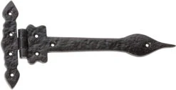 TradCo - Iron Gate Accessories - Gate Hinge - Matt Black L235xH120mm