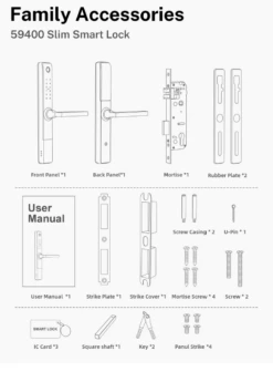Austyle - Digital Smart Narrow Sliding Door Entrance Door Lever Kit 300x39mm -Deals Windsor Restorations Store 2b3f33 a6a0f1b740634f8cb4e2116e017fbed0mv2