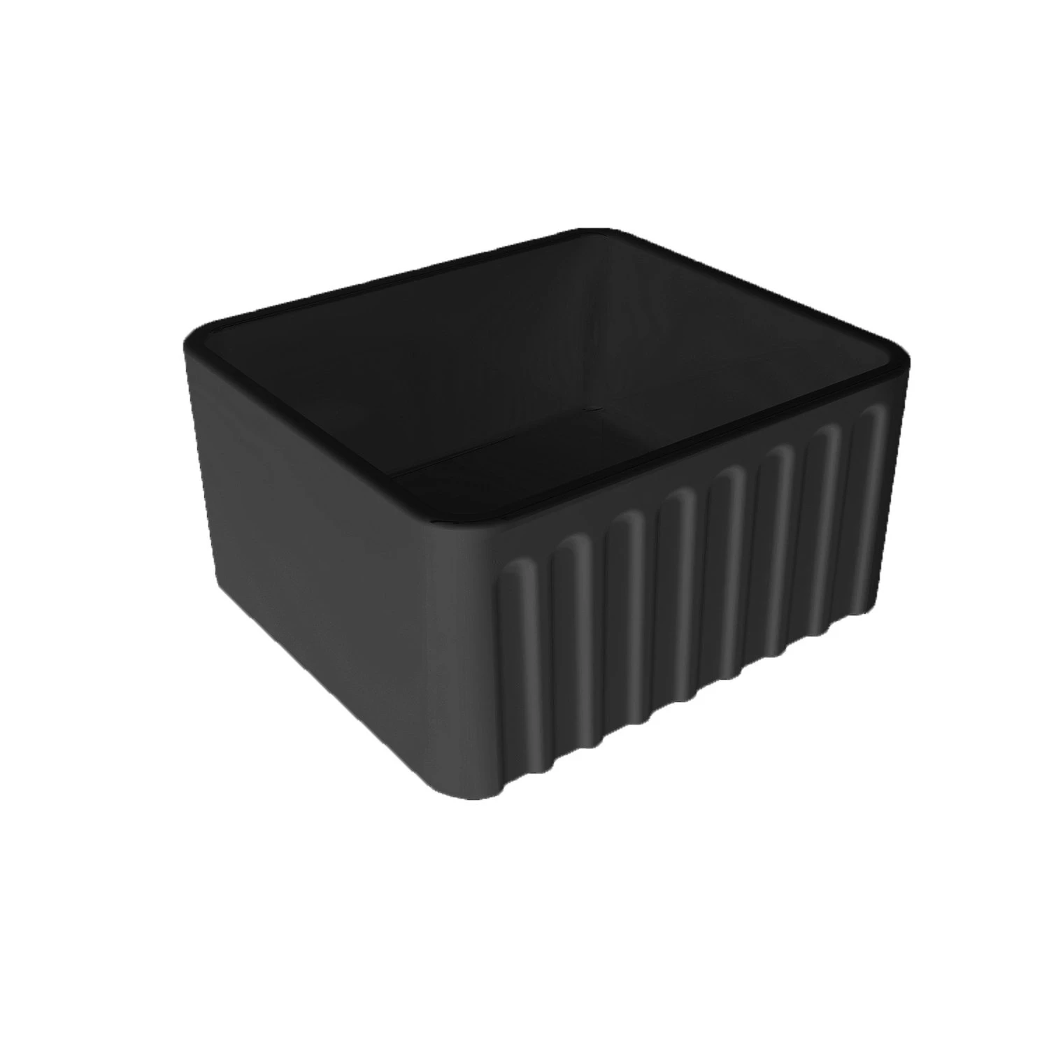 Turner Hastings - Butler Matte Black - Novi 50 X 46 Fine Fireclay Sink 2 Turner Hastings - Butler Matte Black - Novi 50 X 46 Fine Fireclay Sink - Image 2