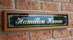 Made-to-Order Custom House Signs - Timber Frame Variant