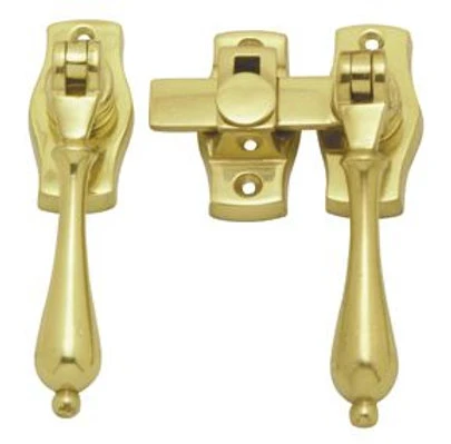 Superior Brass - French Door Fastener - Teardrop 2 Superior Brass - French Door Fastener - Teardrop - Image 2