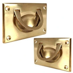 Superior Brass - Classic Military Flush Pull Handle (2 Sizes)