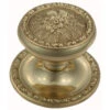 Domino Brass - Centre Door Knob - 2526 Design D82mm