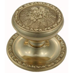 Domino Brass - Centre Door Knob - 2526 Design D82mm