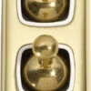 TradCo - 2 Gang Architrave Toggle Switch H82xW30mm
