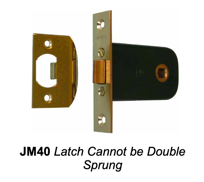 Jacksons JM40 & JM40R - Rounded Mortice Latch B60mm - Rebate Available 1 Jacksons JM40 & JM40R - Rounded Mortice Latch B60mm - Rebate Available