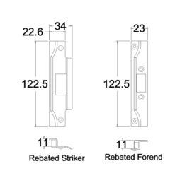 Jacksons JMC29R & JMCD46R - Rebated Euro High Security Deadbolt Lock B46, 60mm -Deals Windsor Restorations Store 2b3f33 bd4db31bc6be416998e1c801faf0b690mv2
