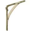 Domino Brass - Shelf Bracket - Moulded Angled Support (5 Sizes)