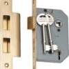 TradCo - External Use Mortice Lock - 5 Lever B46mm