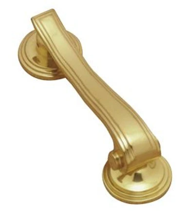 Superior Brass - Door Knocker - Slimline Art Deco H150xW45mm 2 Superior Brass - Door Knocker - Slimline Art Deco H150xW45mm - Image 2