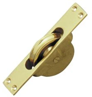 Superior Brass - Radius Sash Window Pulley (Ball Bearing Mechanism) 1 Superior Brass - Radius Sash Window Pulley (Ball Bearing Mechanism)