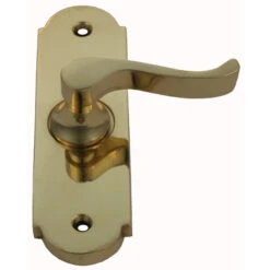 Domino Brass - Screen Door Latch - Victorian Lever Plate (Right Hand Only) -Deals Windsor Restorations Store 2b3f33 c8bc71f7864749eeb52a7f474683256fmv2
