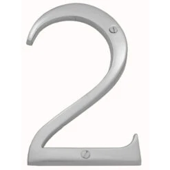Domino Brass - Numerals - Number 2 - Design 900 (6 Sizes)