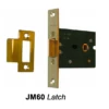 Jacksons JM60 & JM60R - Squared Mortice Latch B60mm - Rebate Available