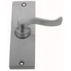 Domino Brass - Screen Door Latch - Classic Lever Plate (Right Hand Only)