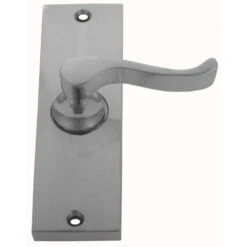 Domino Brass - Screen Door Latch - Classic Lever Plate (Right Hand Only)